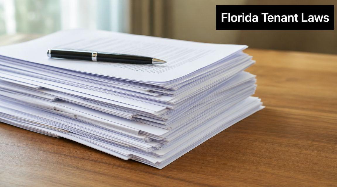 A stack of legal documents with a black pen on top on a wooden surface.